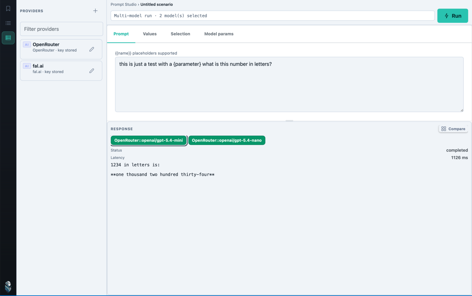 VernaOne desktop app provider settings with API keys stored locally